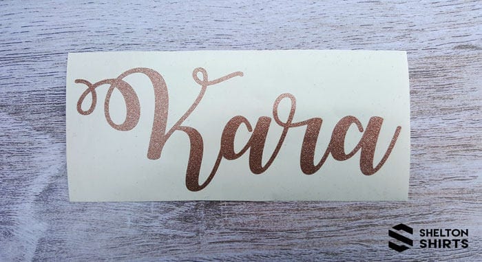 Sparkly Glitter Name Cutout Vinyl Sticker Decal - Script Name Decal - Custom Any Word Vinyl Sticker - Large Name Sticker Candy Wrapper Store