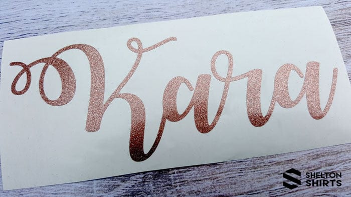 Sparkly Glitter Name Cutout Vinyl Sticker Decal - Script Name Decal - Custom Any Word Vinyl Sticker - Large Name Sticker Candy Wrapper Store