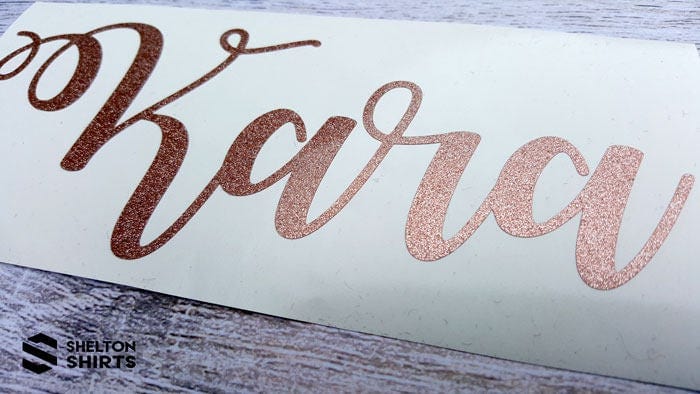 Sparkly Glitter Name Cutout Vinyl Sticker Decal - Script Name Decal - Custom Any Word Vinyl Sticker - Large Name Sticker Candy Wrapper Store