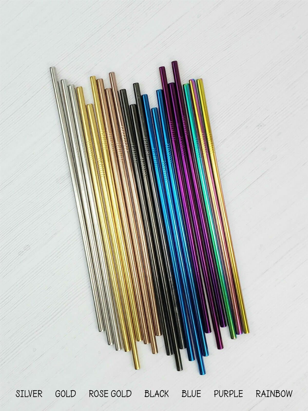 Stainless Steel Straw for Tall Skinny Tumbler - 9.5 inch reusable straw Candy Wrapper Store