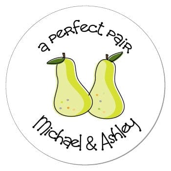 A perfect pair wedding sticker – Candy Wrapper Store
