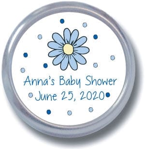 TBS9 - Baby Shower Tins - Set of 24 Daisy Baby Shower Tins

 Birth Announcement Candy Wrapper Store