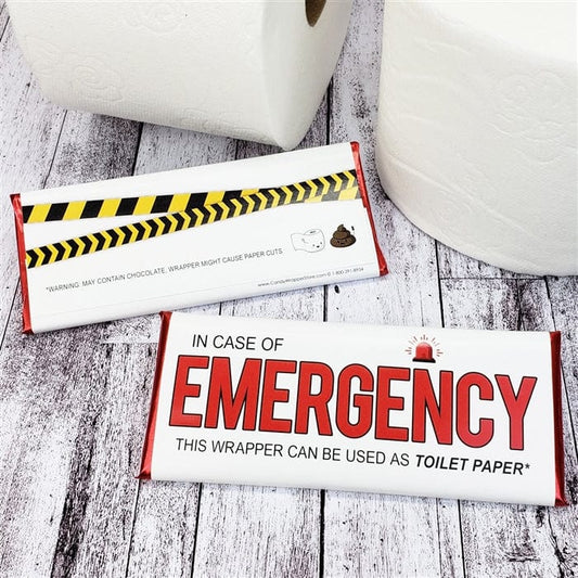 TP200 - In Case of Emergency This Wrapper Can Be Used As Toilet Paper Funny Candy Wrapper In Case of Emergency This Wrapper Can Be Used As Toilet Paper Funny Candy Wrapper Candy Wrapper Store