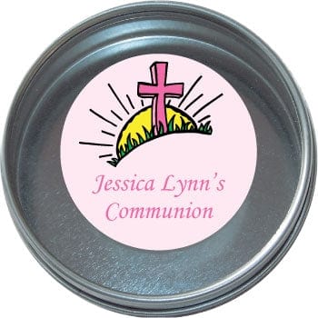TRL2 - Purple Cross Religious Tins - set of 24 Purple Cross Religious Tins Candy Wrapper Store