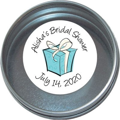 TWS219 - Wedding Shower Tiffany Box Tins Wedding Shower Tiffany Box Tins WS219