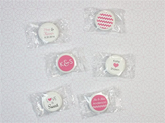 WALS1 - Love is Sweet Wedding Lifesaver Singles - Set of 6 designs Wedding Love is Sweet Lifesaver Singles - Set of 6 designs Candy Wrapper Store