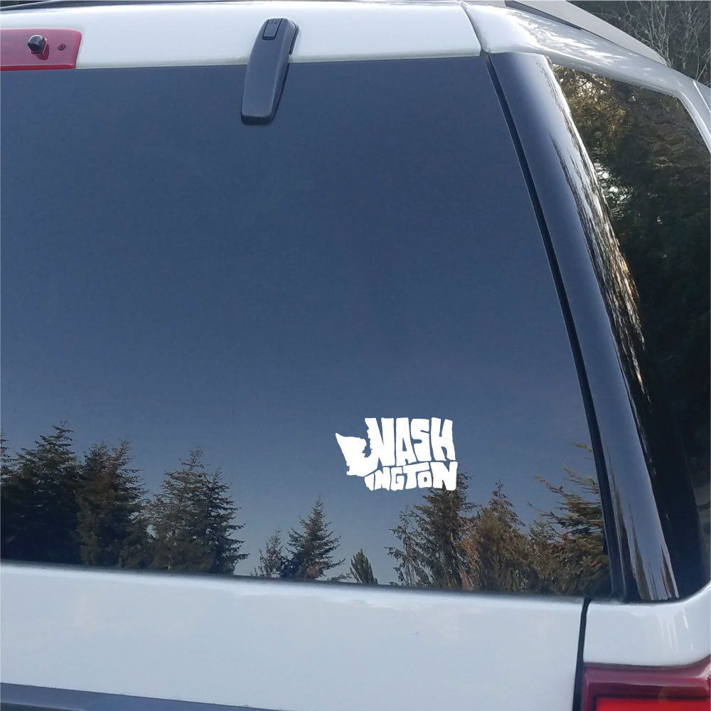 Washington State Work Art Vinyl Sticker Candy Wrapper Store