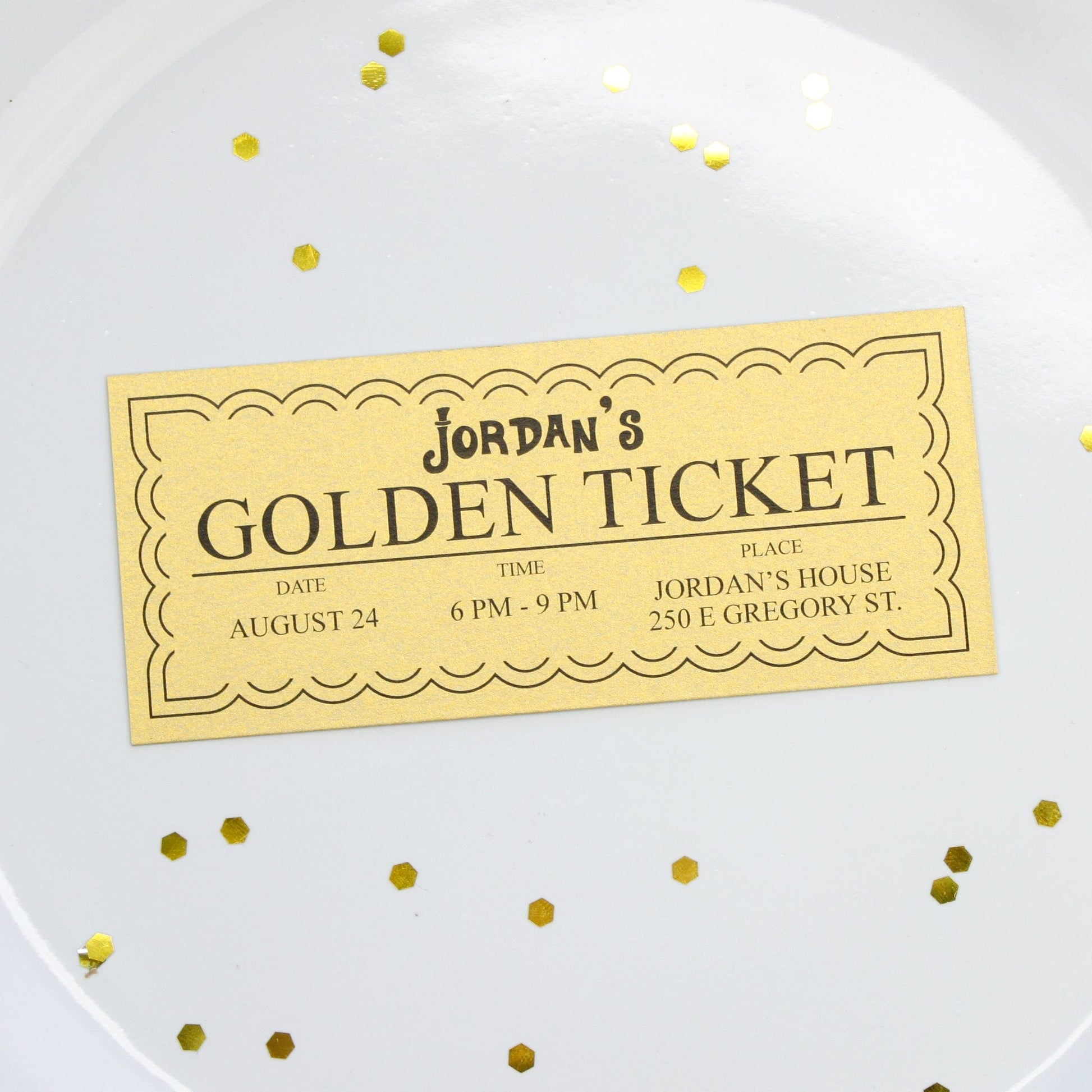 Willy Wonka Golden Tickets for Candy Bars – Candy Wrapper Store